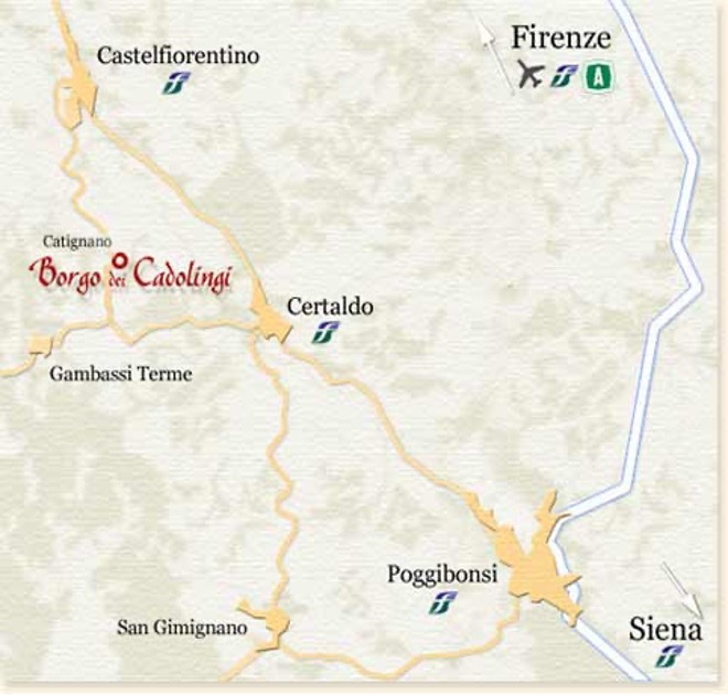 Apartments Tuscany Mappa